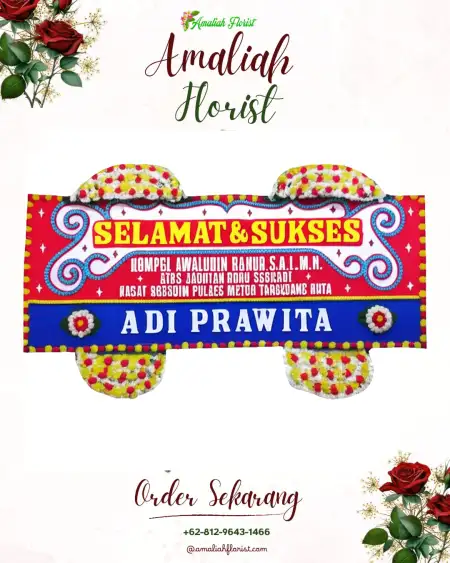 Papan Bunga Ucapan Selamat Sungaisibam
